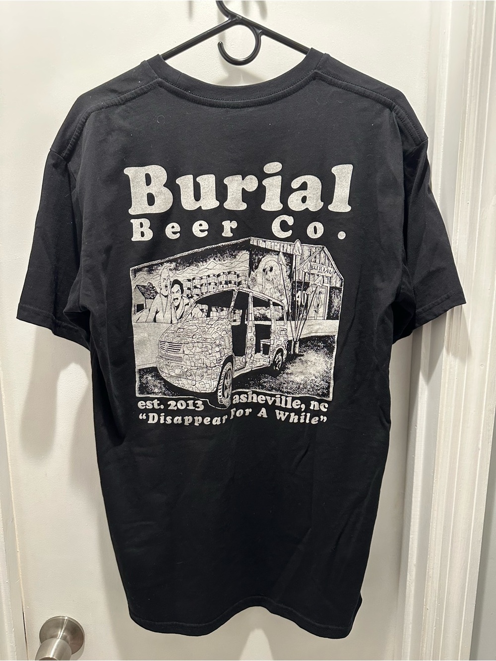 Burial Brewery Black Graphic Logo T-Shirt